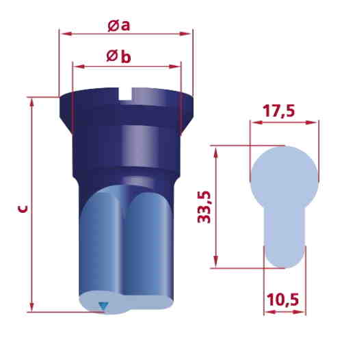 Poinçon pour Canon Européen Nr 8/40
